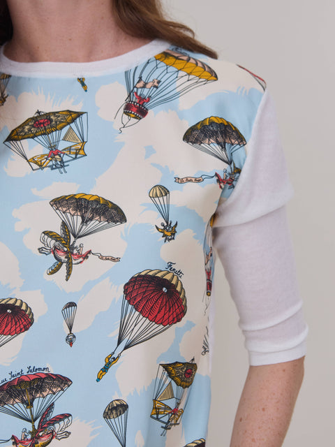 Summertime, parachute ciel