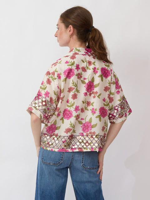 Stevie Coin Shirt, Camellia