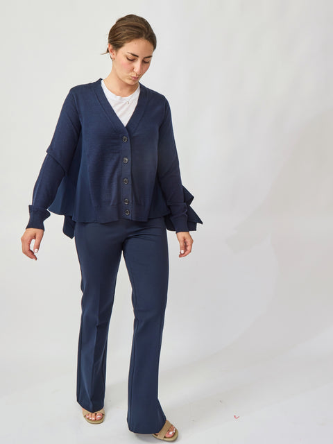 Cape Cardigan, Paris Blue