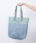 Grande Confetti Dot Tote, green