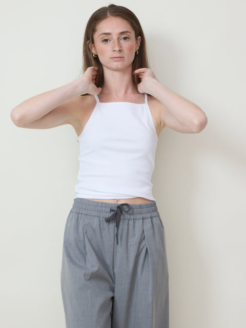 Tessa Tank, Bright White