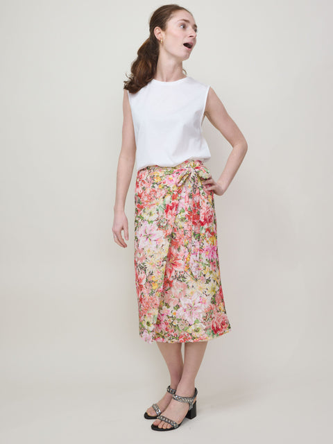 Pampas Skirt, multicolor pink