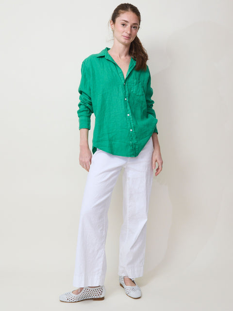 Eileen, Kelly Green Linen