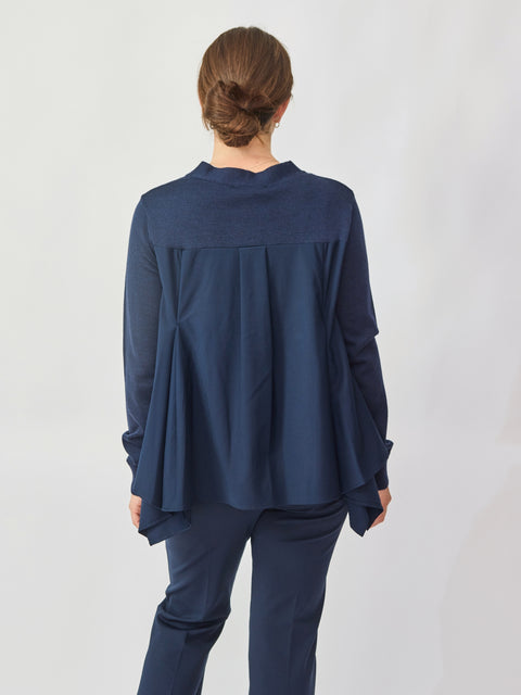 Cape Cardigan, Paris Blue