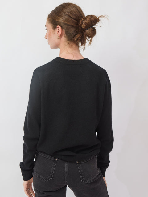 Boston O-neck, black