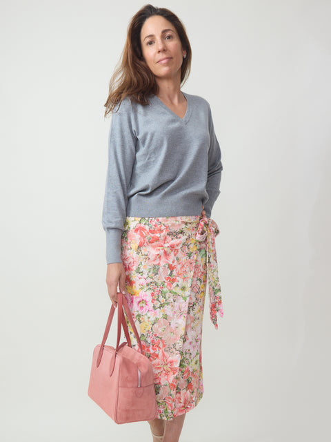 V Sweater, Heather