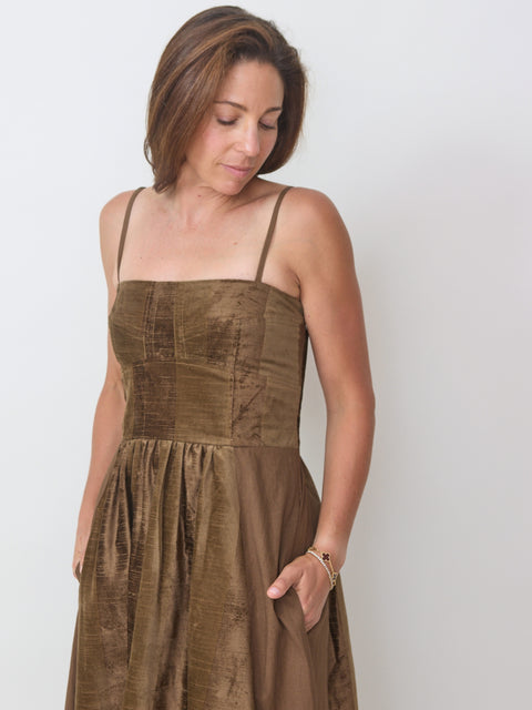 Maive Midi Dress, Army