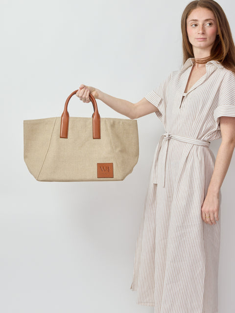 Riviera Tote, Dark Sand