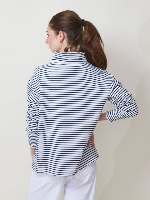 Patrick Triple Fleece, White/Navy
