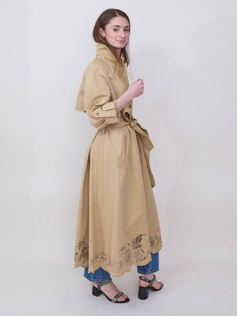 Pax Trench Coat, Sand