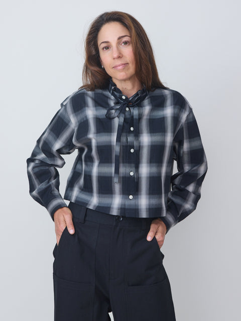 Opal, grey check