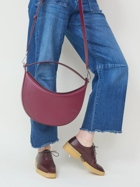 Eclipse Shoulder Bag, Dark Berry