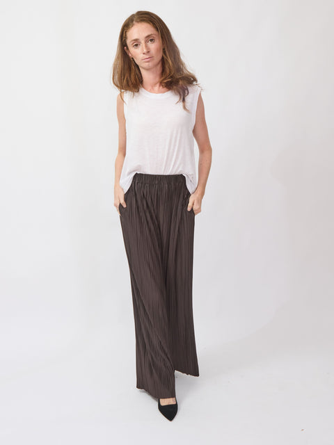 Uma Trousers, black coffee