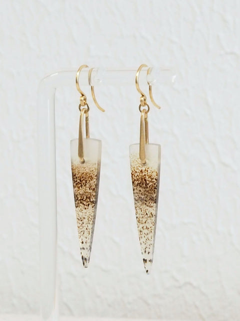 Montana Agate Spear Earrings