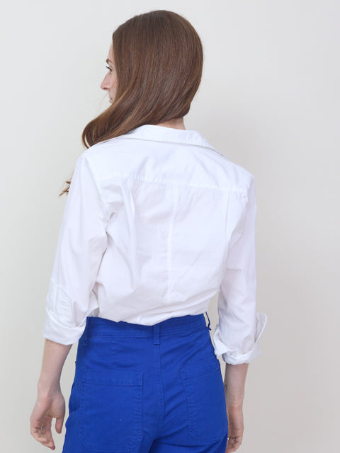 Barry, White Superfine Poplin