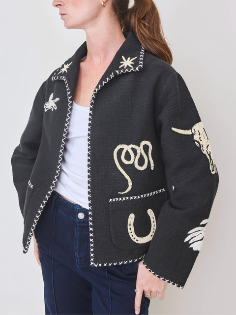 Francis Tattoo Jacket, Noir