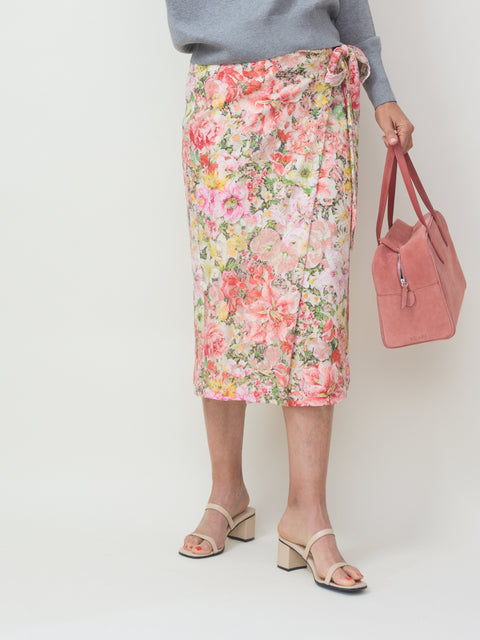Pampas Skirt, multicolor pink