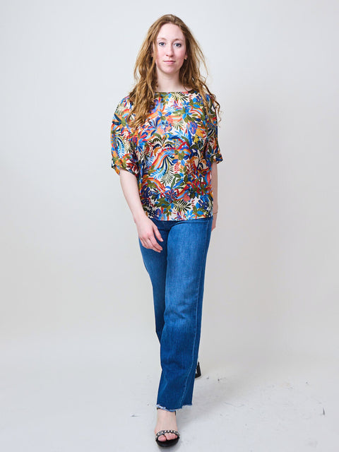 Jari Blouse, multicolor cream
