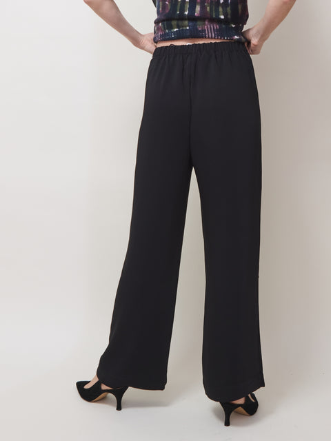 Pantaloni Palazzo, black