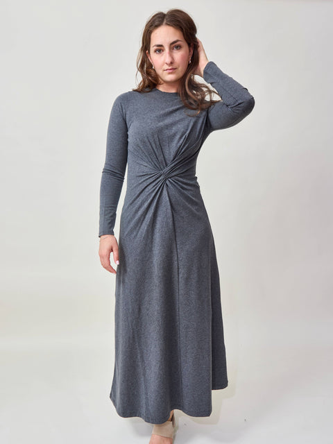 Long Sleeve Volta, Charcoal