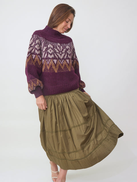 Lilith Turtleneck, Bordeaux