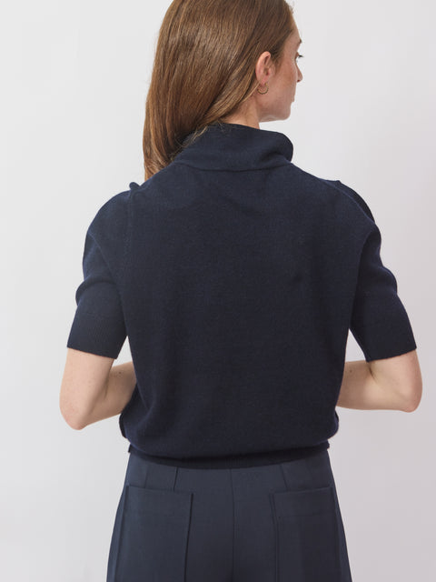 Bow & Pearl Sweater, Deep Night