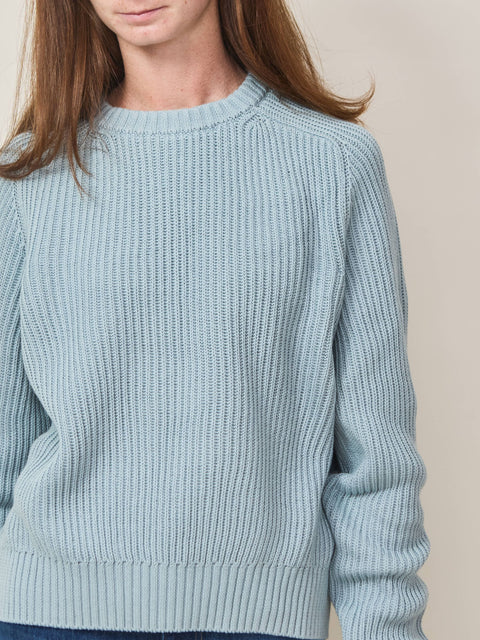 Avery, milky blue