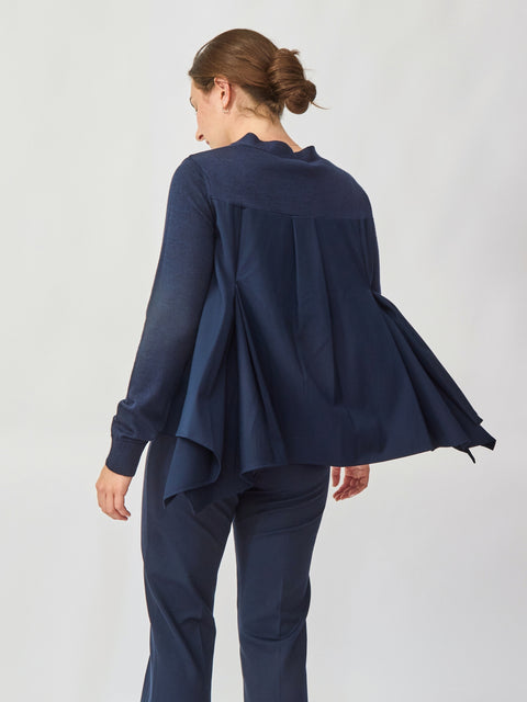 Cape Cardigan, Paris Blue