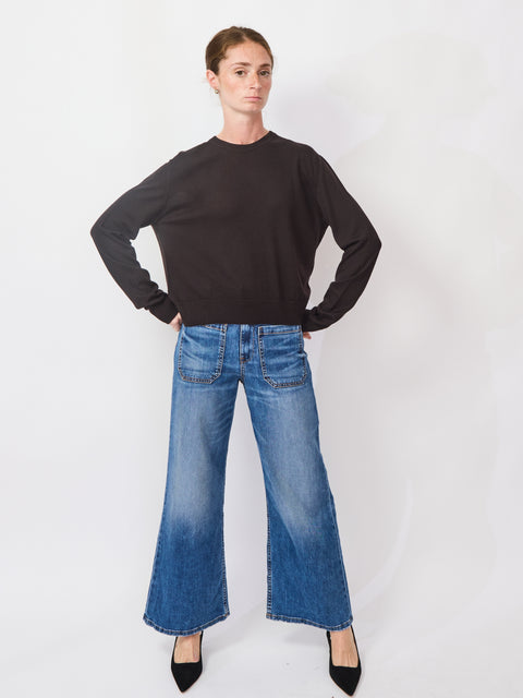 Sweatshirt Jersey, Espresso