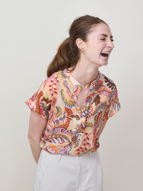 Paso Blouse, multicolor green