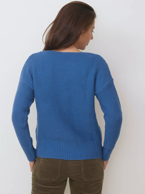 Garter Balletneck, Sapphire
