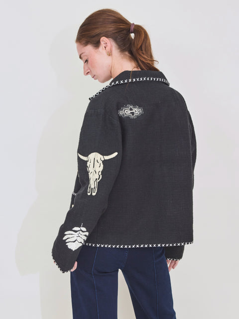 Francis Tattoo Jacket, Noir