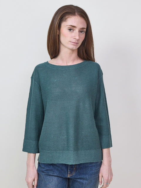 Textured Easy Pullover, Laurel