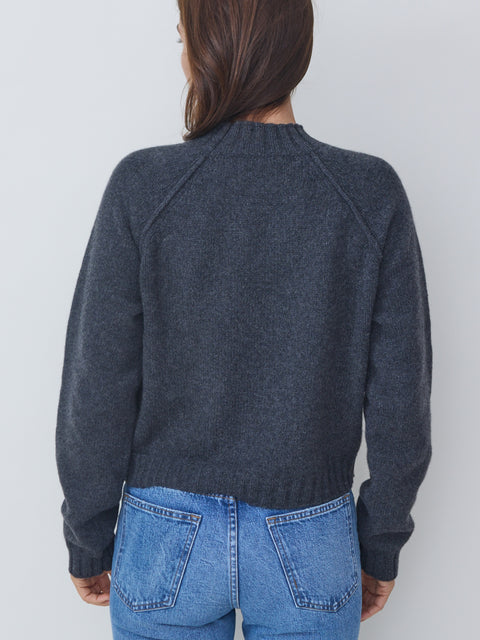 Short Pullover, charcoal