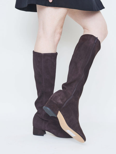Eden, chocolate suede