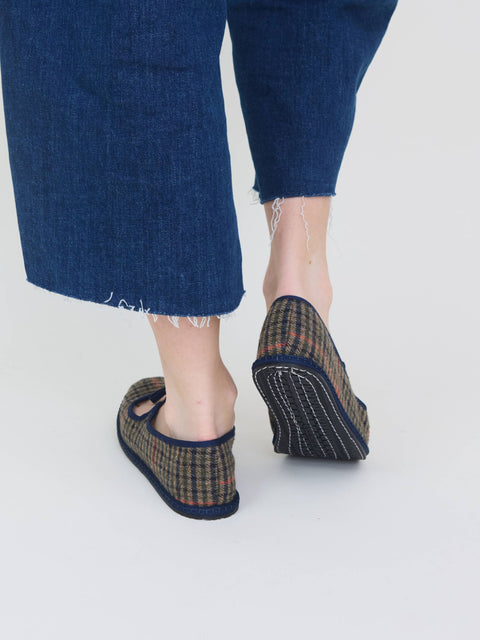 Brigitte Wool, green/blue
