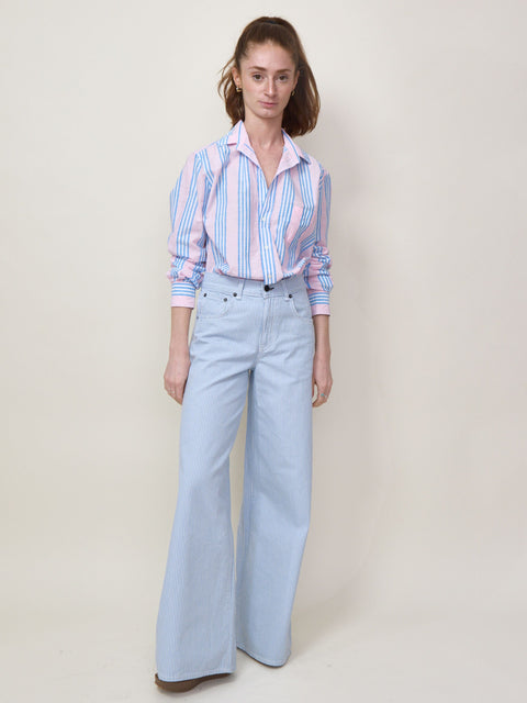 Eileen, Pink/Blue Stripe