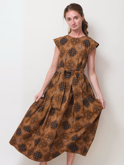 Tulsa Dress, Geo Bandana