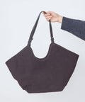 Dahlia, chocolate suede