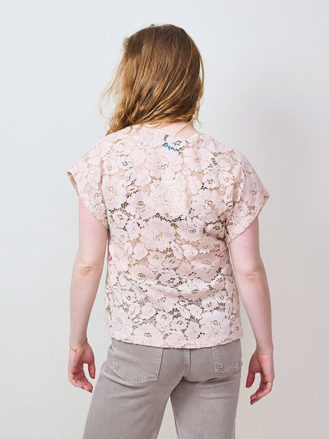 Cayenne Lace Blouse, petal