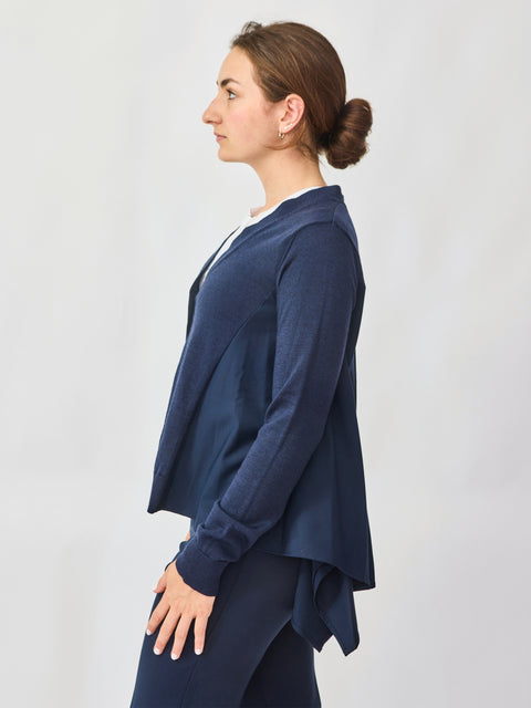 Cape Cardigan, Paris Blue