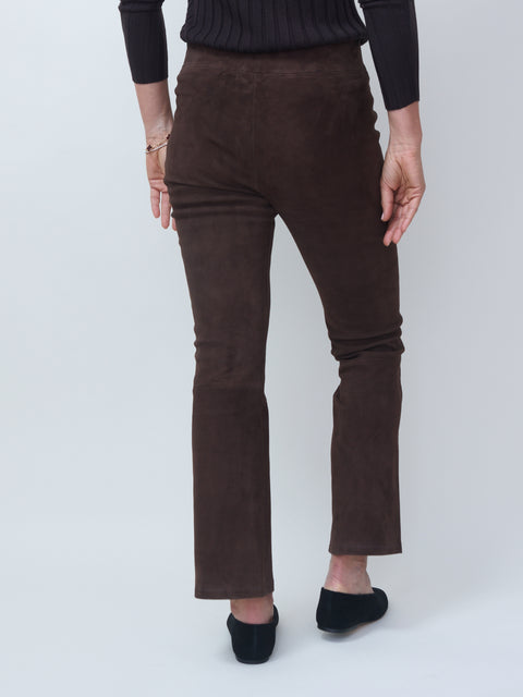 Zaragoza Suede Pants, Mud