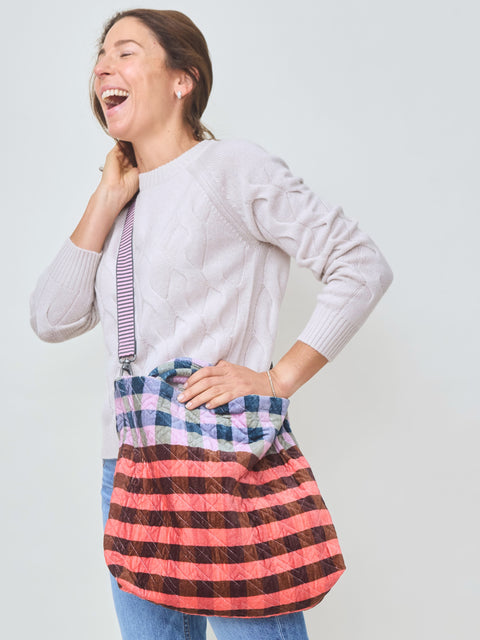 Plaid Tote