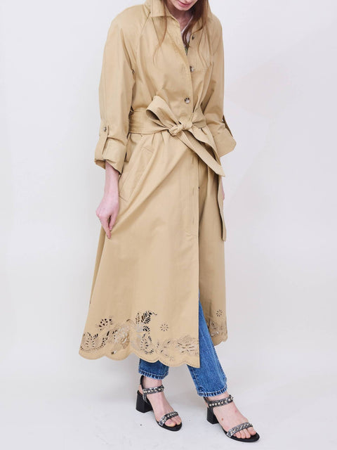 Pax Trench Coat, Sand
