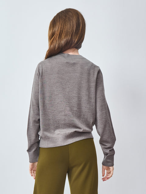 V-Neck Pullover, Fresh Pepper