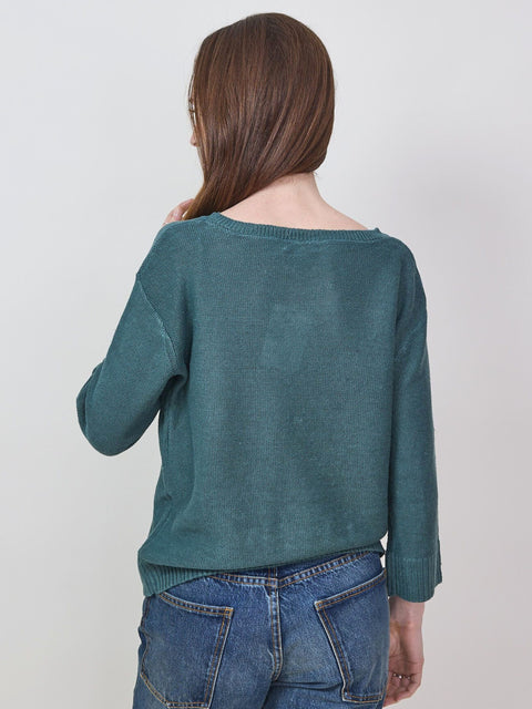 Textured Easy Pullover, Laurel