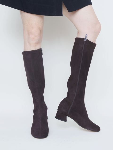 Eden, chocolate suede