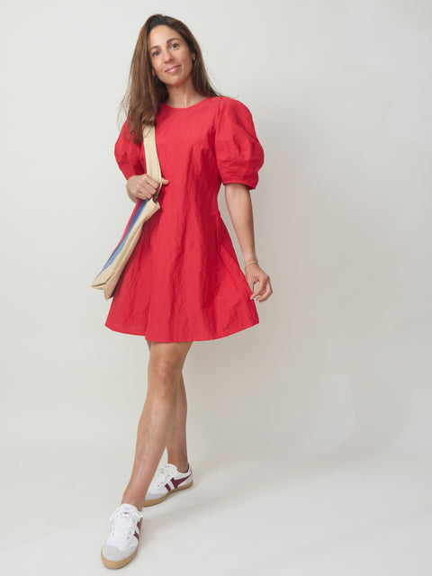 Bettina Mini Dress, Red