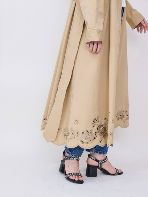 Pax Trench Coat, Sand