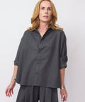 Camicia Quadra Top, Ferro